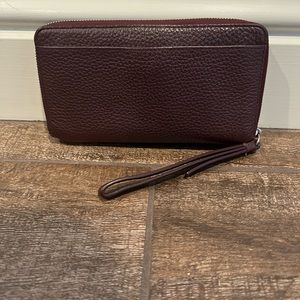 All Saints wallet wristlet